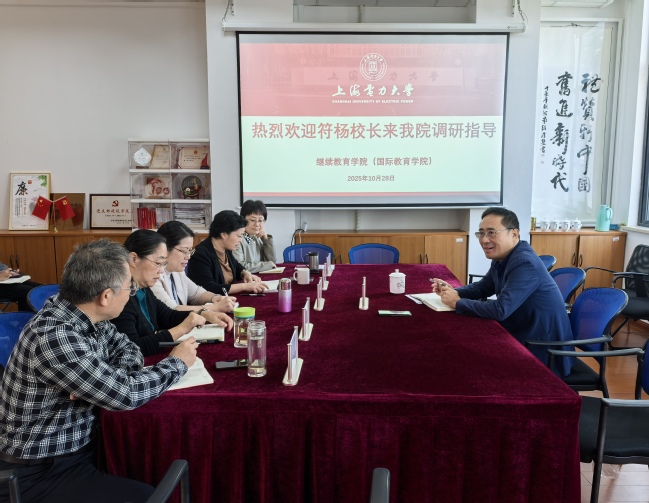 副校长符杨调研指导继续教育学院(国际教育学院) 副校长符杨调研指导继续教育学院(国际教育学院)